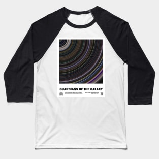 minimal_Guardians_of_the_Galaxy Abstract Circular Art Movie Baseball T-Shirt